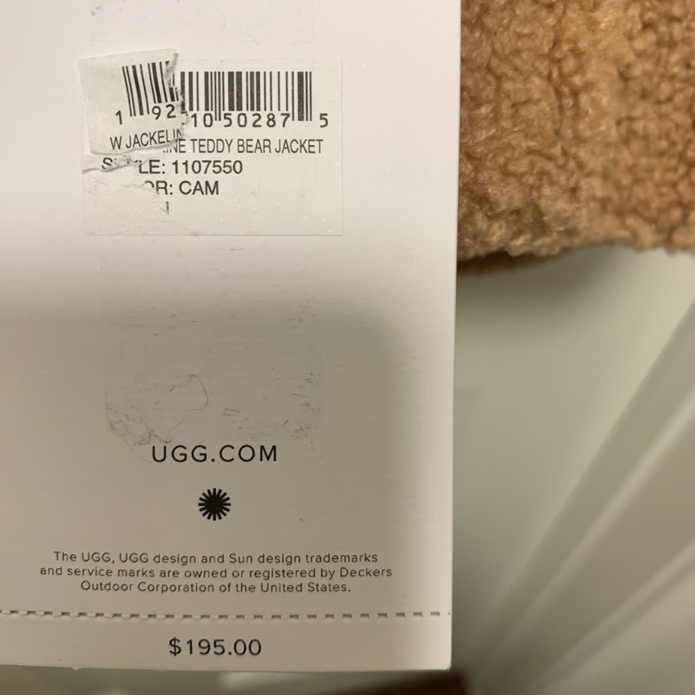 NWT UGG Jackeline Teddy Bear Jacket - Picture 16 of 16